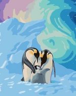 The Penguin Family Paint By Numbers