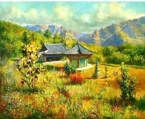Japan Nature Scenery Paint By Numbers
