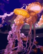 Jellyfish In The Sea Paint By Numbers