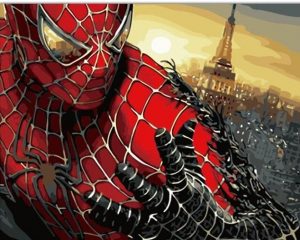Marvel Spiderman Hero Paint By Numbers