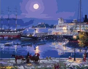 Amsterdam Big Harbor Paint By Numbers