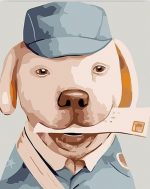 Dog Postman Paint By Numbers