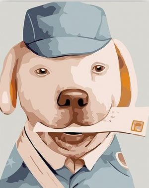 Dog Postman Paint By Numbers
