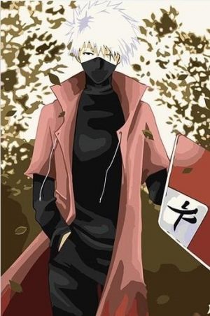 Kakashi The 6th Hokage Paint By Numbers