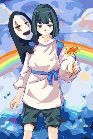 Haku And Kaonashi Paint By Numbers