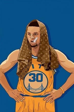Stephen Curry NBA Paint By Numbers