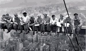 Lunch Atop a Skyscraper Paint By Numbers