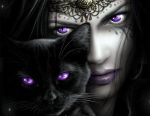 Black Cat And Witch Paint By Numbers