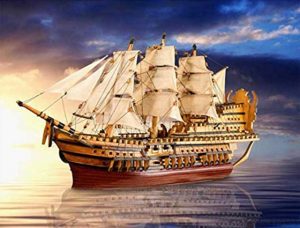 Vintage Sail Ship Paint By Numbers