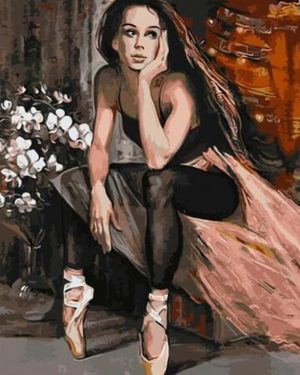 Lady Ballerina Paint By Numbers