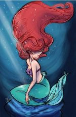 Ariel Mermaid Paint By Numbers