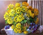 Flowers Basket Paint By Numbers