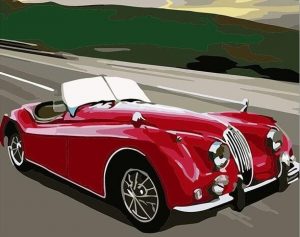 Classic Sport Car Paint By Numbers