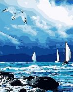 Sea Before The Storm Seascape Paint By Numbers