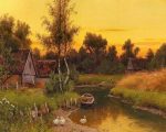 Autumn Freshwater Swamp Landscape Paint By Numbers