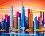 Skyline New York  Cities Paint By Numbers