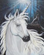 Unicorn With Wolf Paint By Numbers