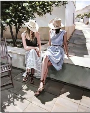 Young Girlfriends Paint By Numbers