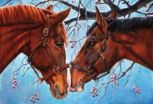Horse Couple Paint By Numbers