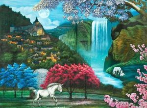 Unicorn In Paradise Paint By Numbers