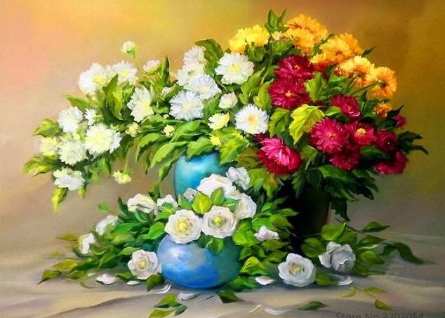 Flowers Vases Paint By Numbers