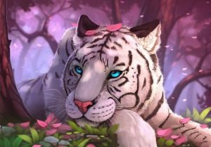 White Tiger Paint By Numbers