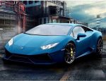 Blue Lamborghini Paint By Numbers