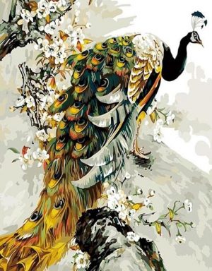 Peacock Bird Paint By Numbers
