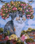 Big Tabby Cat Paint By Numbers