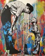 Father And Son Art Paint By Numbers