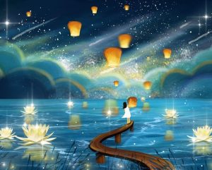 River Lights Paint By Numbers