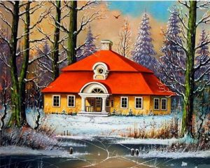 Forest House Paint By Numbers