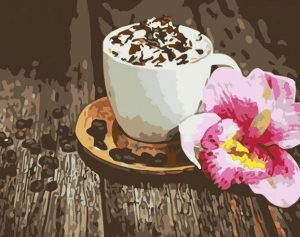 Cappuccino Coffee Paint By Numbers