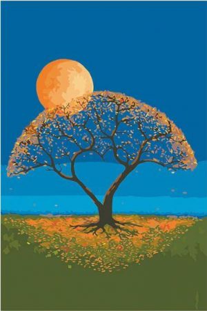 Moon Tree Paint By Numbers