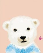 White Bear Paint By Numbers