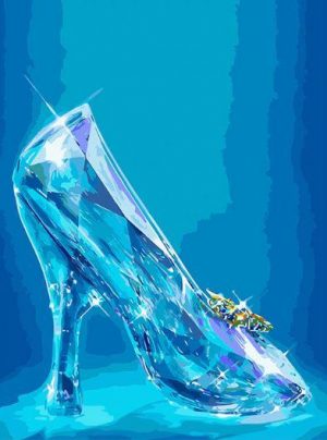 Cinderella Shoe Paint By Numbers