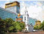 Commercial Building Moscow Cities Paint By Numbers