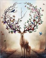 Fantasy Deer Antlers Paint By Numbers