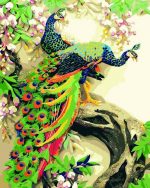 Peacock Couple Paint By Numbers