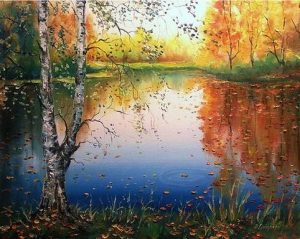 Autumn Forest Lake Paint By Numbers