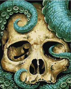 Skull Octopus Paint By Numbers