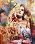 Woman With Animals Paint By Numbers