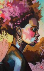Young African Woman Paint By Numbers