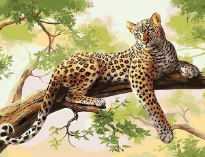 Wild Leopard Paint By Numbers