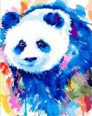 Colorful Panda Paint By Numbers