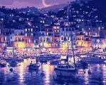 Monaco At Night Paint By Numbers