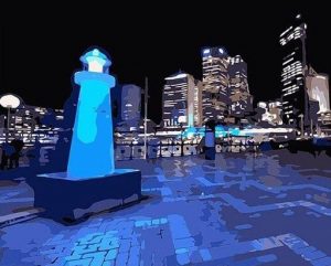 Sydney At Night Paint By Numbers