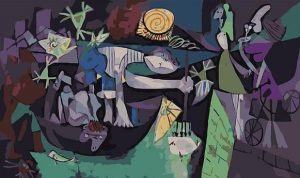 Night Fishing At Antibes Pablo Picasso Paint By Numbers