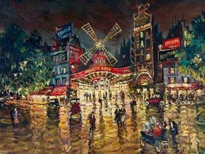 Paris At Night Paint By Numbers