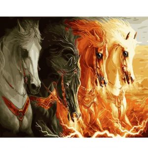Arabian Horses Paint By Numbers